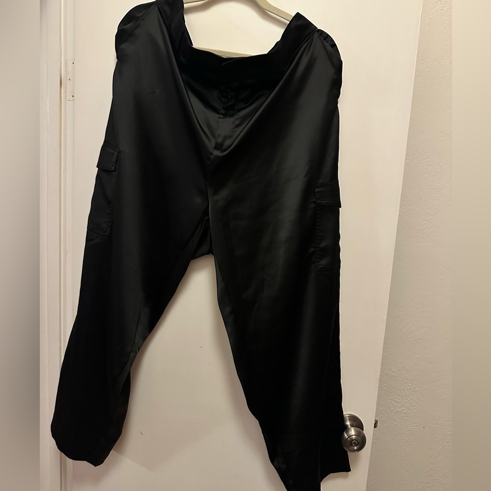 Torrid silk cargo pants